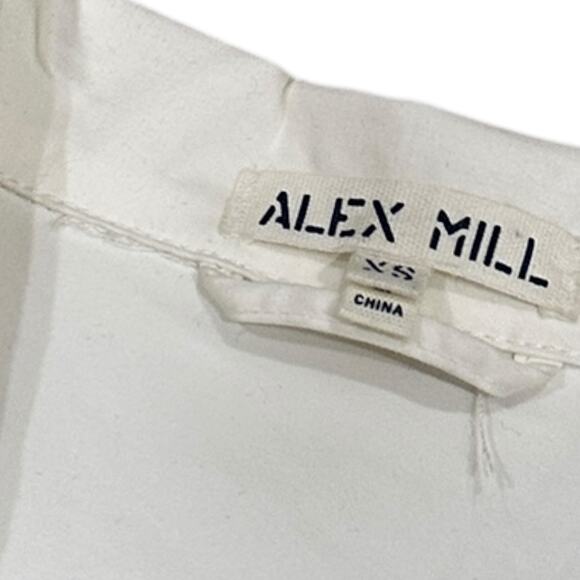 Alex Mill Expedition Romper Shorts In White - Picture 5 of 10